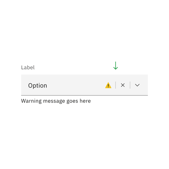 Do introduce a vertical divider to the left of the leftmost interactive set in an input field.